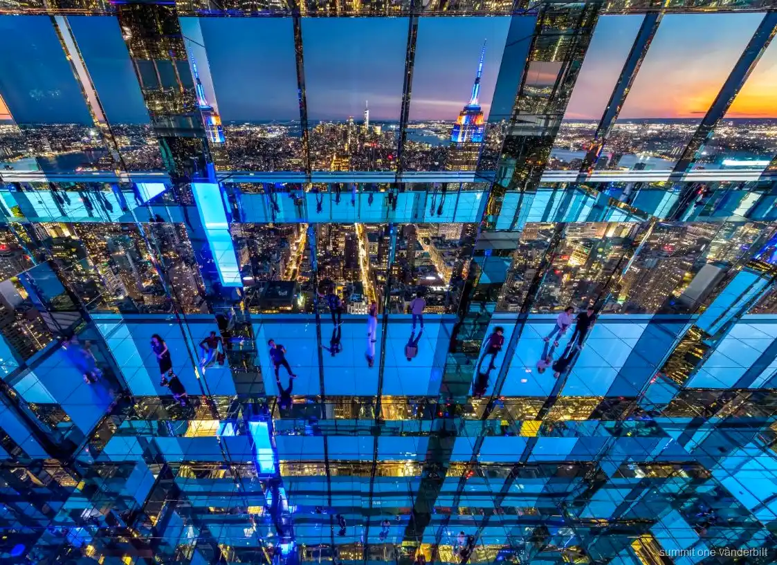 SUMMIT One Vanderbilt tickets give access to the mirrored rooms above Midtown Manhattan